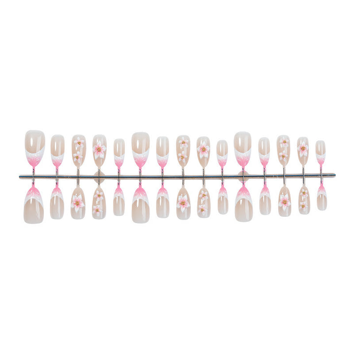 Floral Design Press-On Nail Set Kalsten