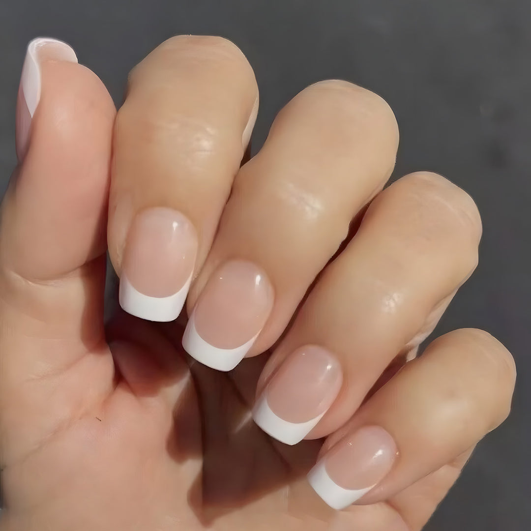 Classic French Tip Press-On Nails Kalsten 1789085963