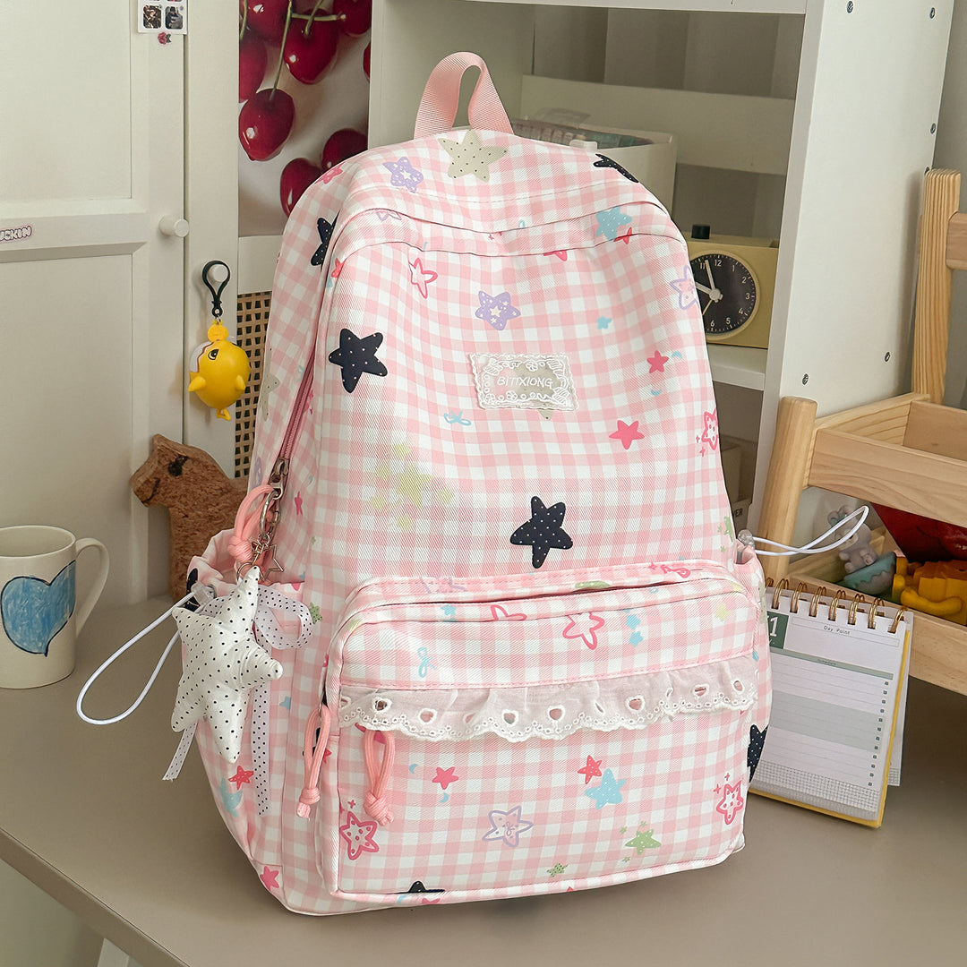 Cute Illustrated Casual Backpack Kalsten