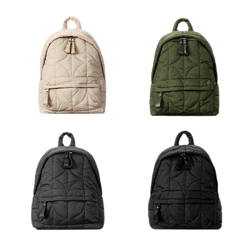 Quilted Puffer Backpack