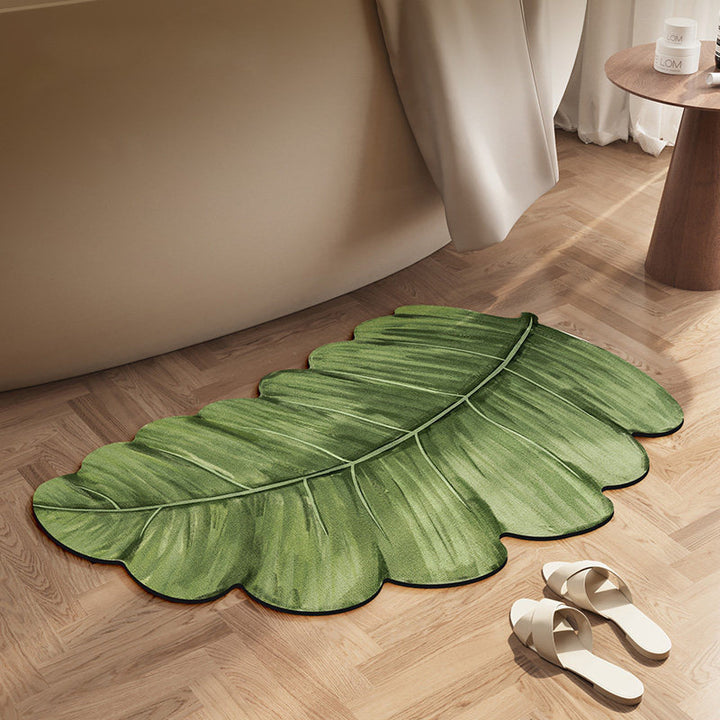 Leaf-Shaped Area Mat