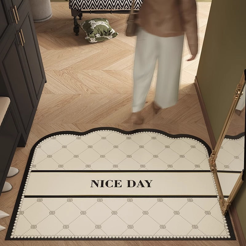 Elegant Botanical Design Comfort Mat