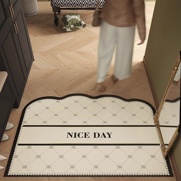 Elegant Botanical Design Comfort Mat