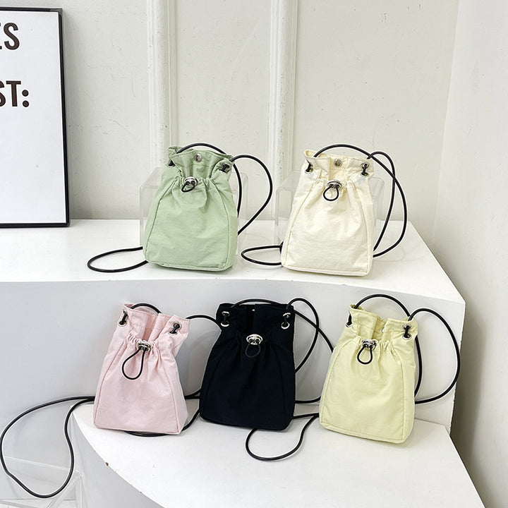 Drawstring Mini Shoulder Bag
