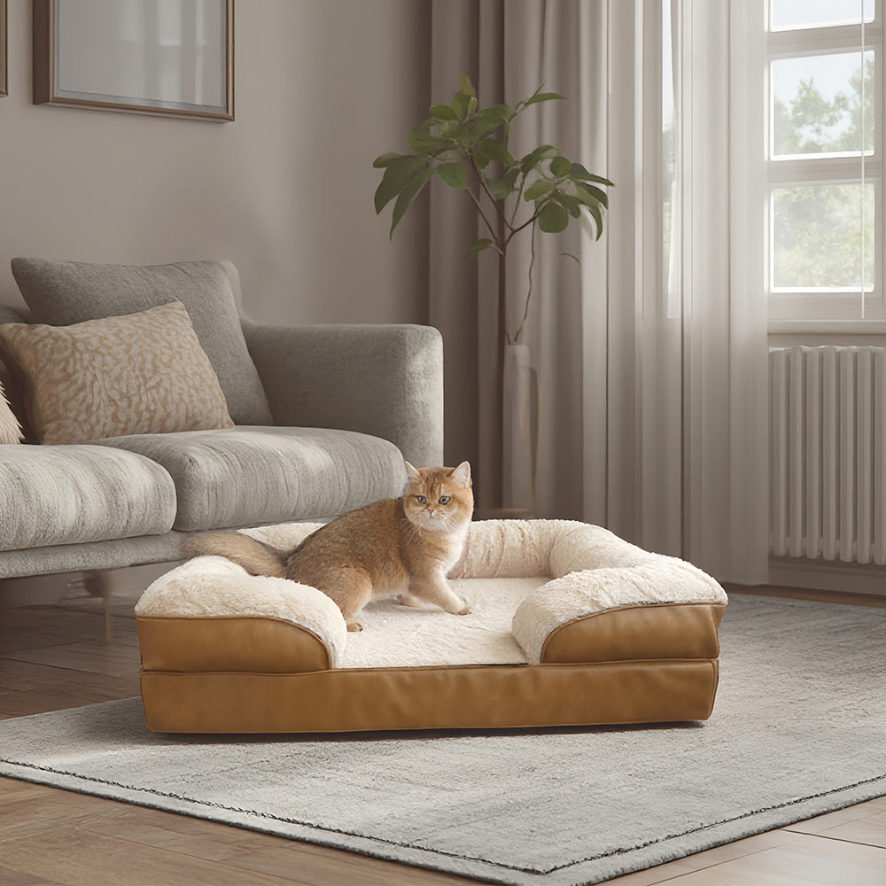 Ultra-Comfort Bolstered dog bed
