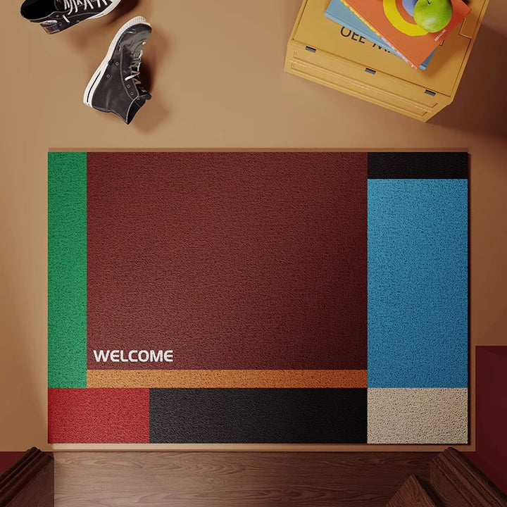 Welcome Message Indoor Doormat Kalsten