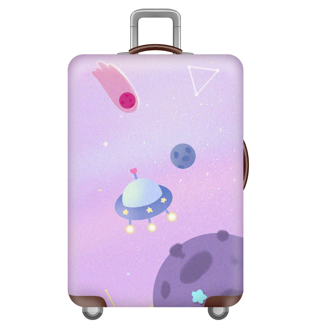 Women's Hard Shell Suitcase with Cheerful Kalsten Design