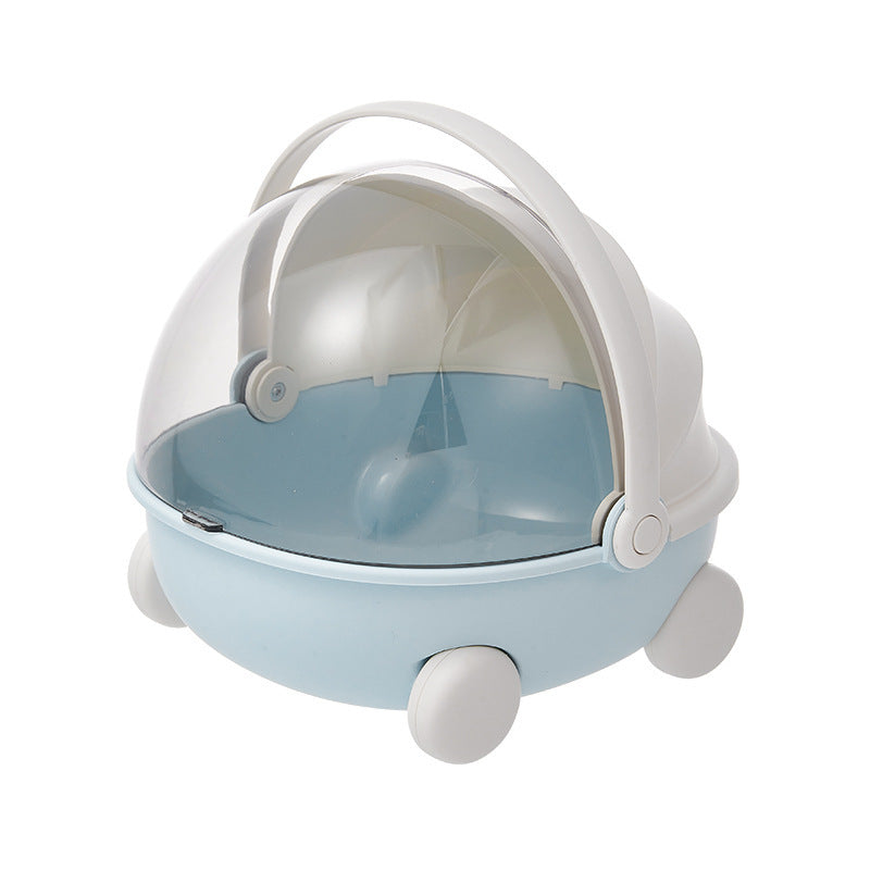 Creative Storage Cart with Transparent Lid Kalsten