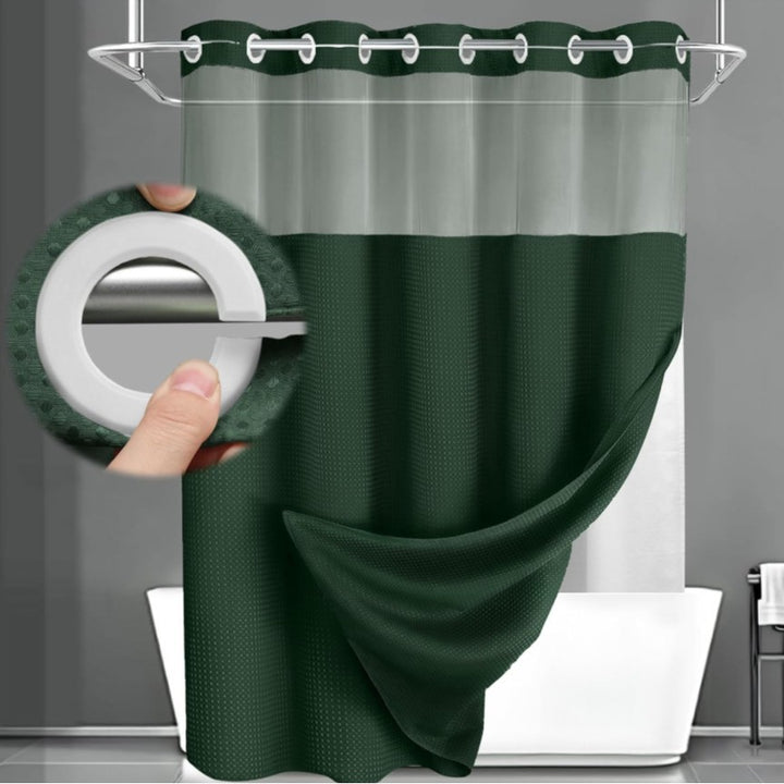 Textured Weave Shower Curtain Kalsten