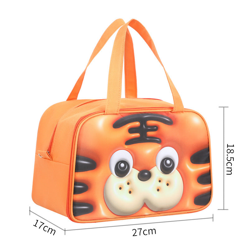 Insulated Lunch Bag with Fun Penguin Design