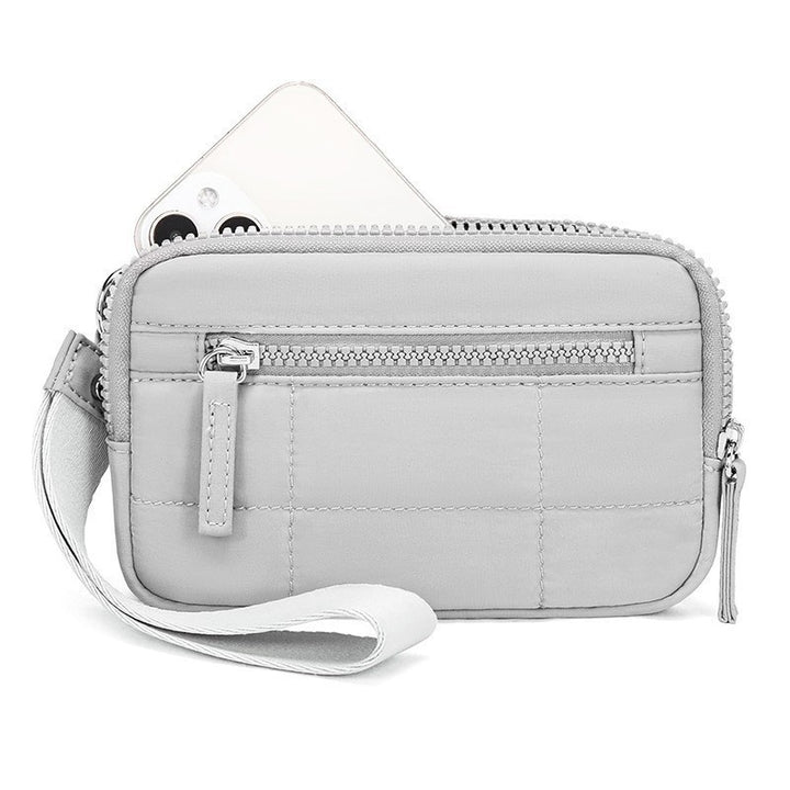 Practical wrist bag with zipper pockets Kalsten