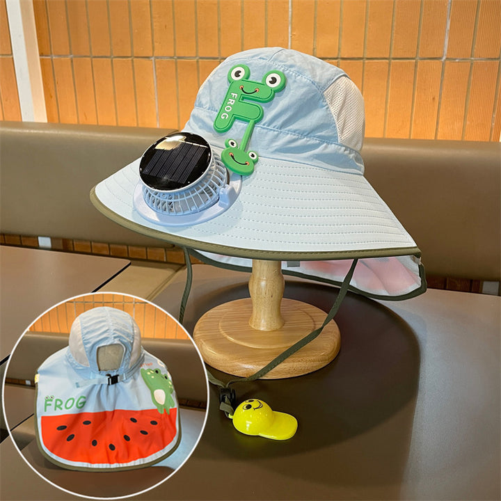Sun Hat with Neck Protection, Breathable Mesh and Adjustable Chin Strap Kalsten