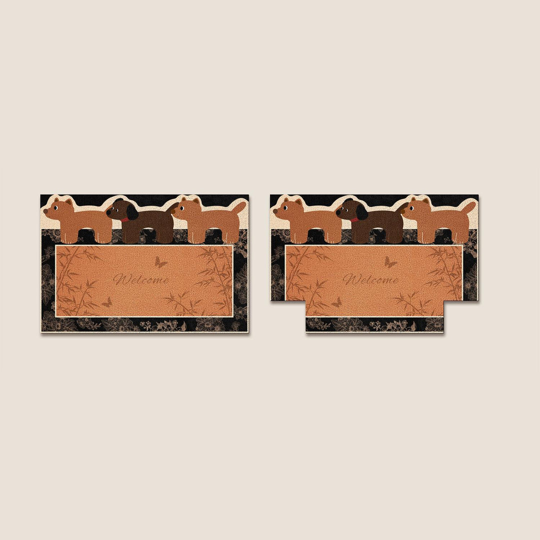 Cute Bear-Themed Welcome Mat