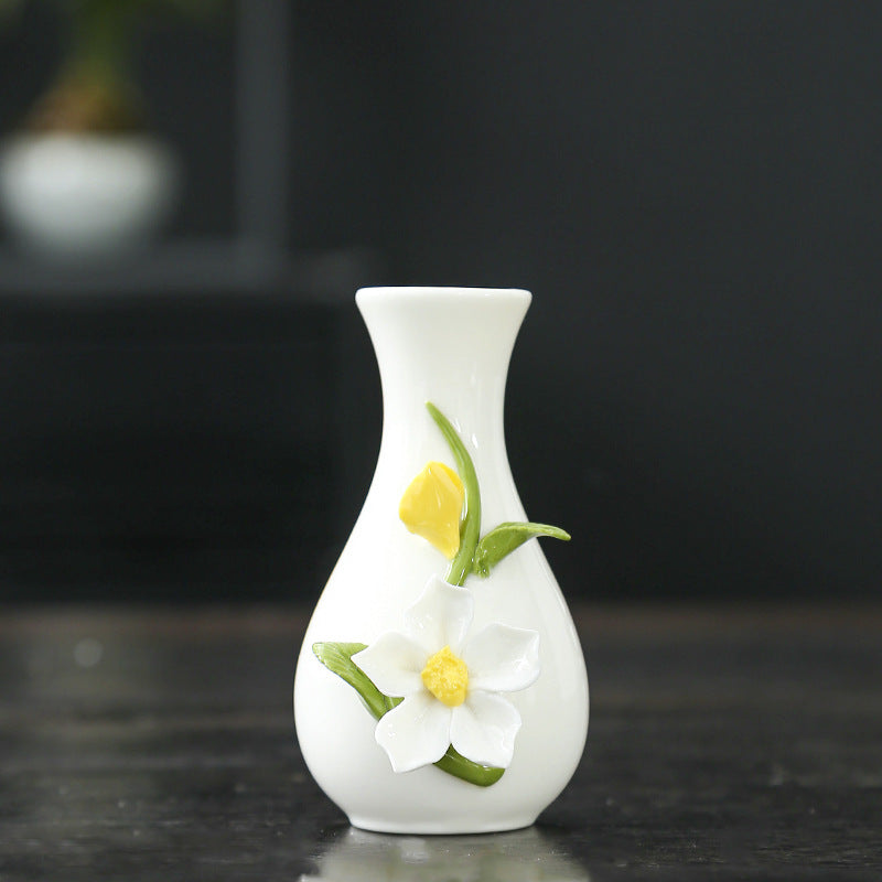 Floral Art Ceramic Vase Kalsten