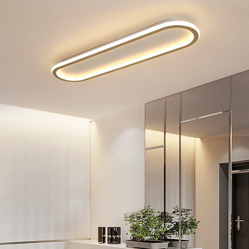 Modern Oval LED Ceiling Fixture