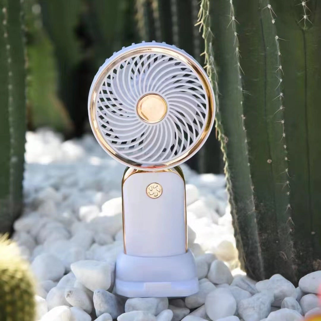 Women's Portable Mini Fan with Innovative Spiral Design Kalsten