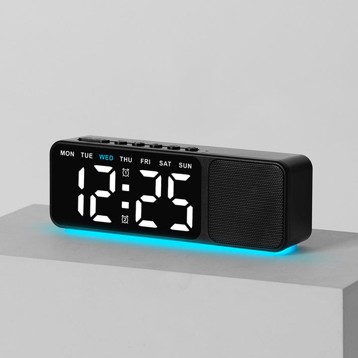 Digital LED alarm clock with multicolor lighting Kalsten