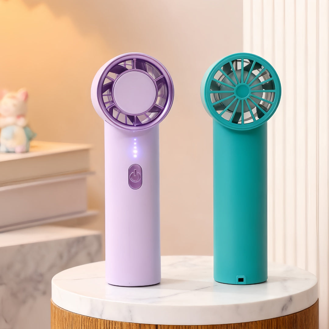 Women's Portable Handheld Fan with USB Charging Function and Flexible Design Kalsten