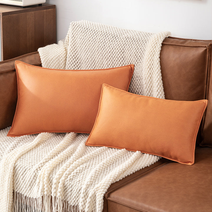 Luxurious Faux Leather Cushion