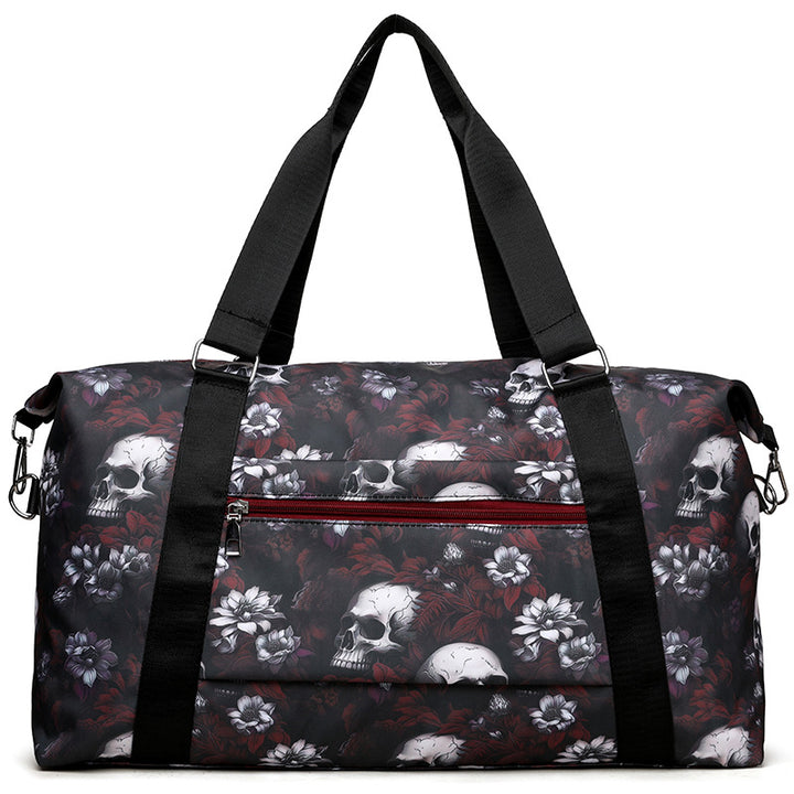Artistic Skull Print Duffle Bag Kalsten