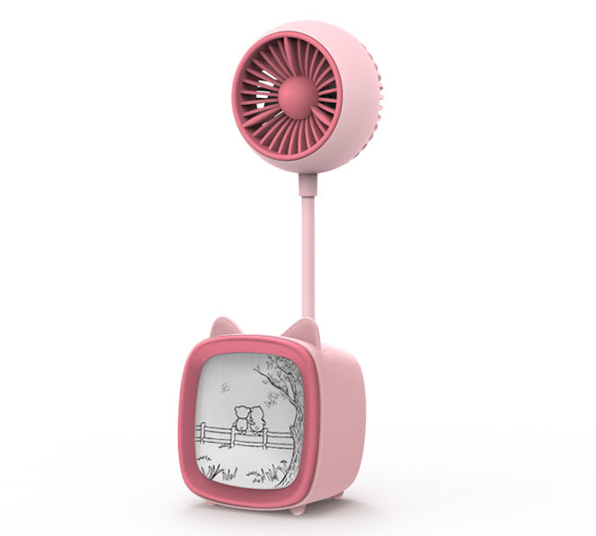 Unisex Cute Bunny-Themed Rechargeable Desk Fan Kalsten
