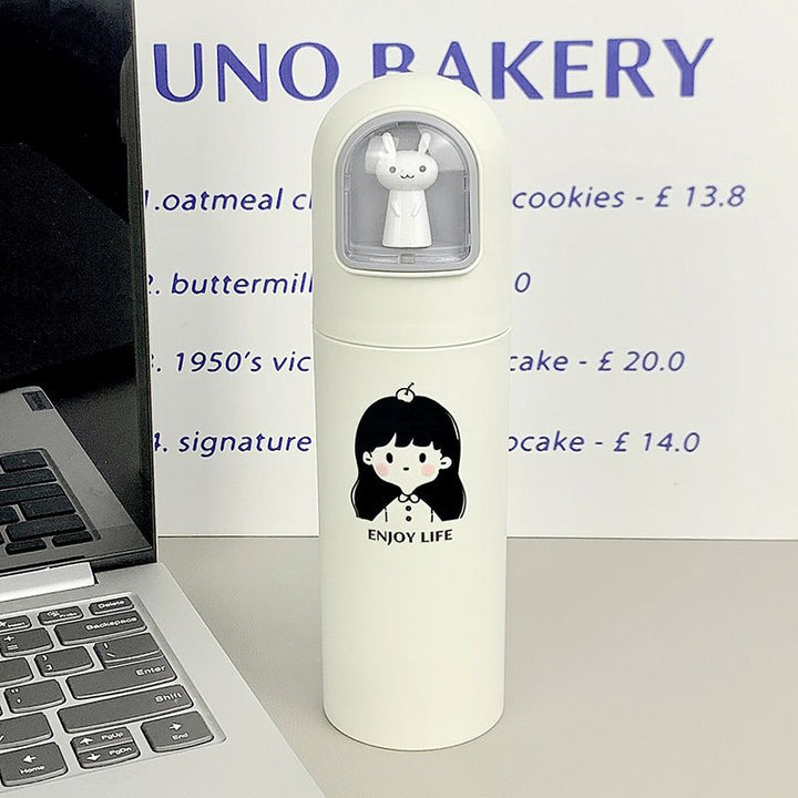 Bottle with Cute Character Design Kalsten