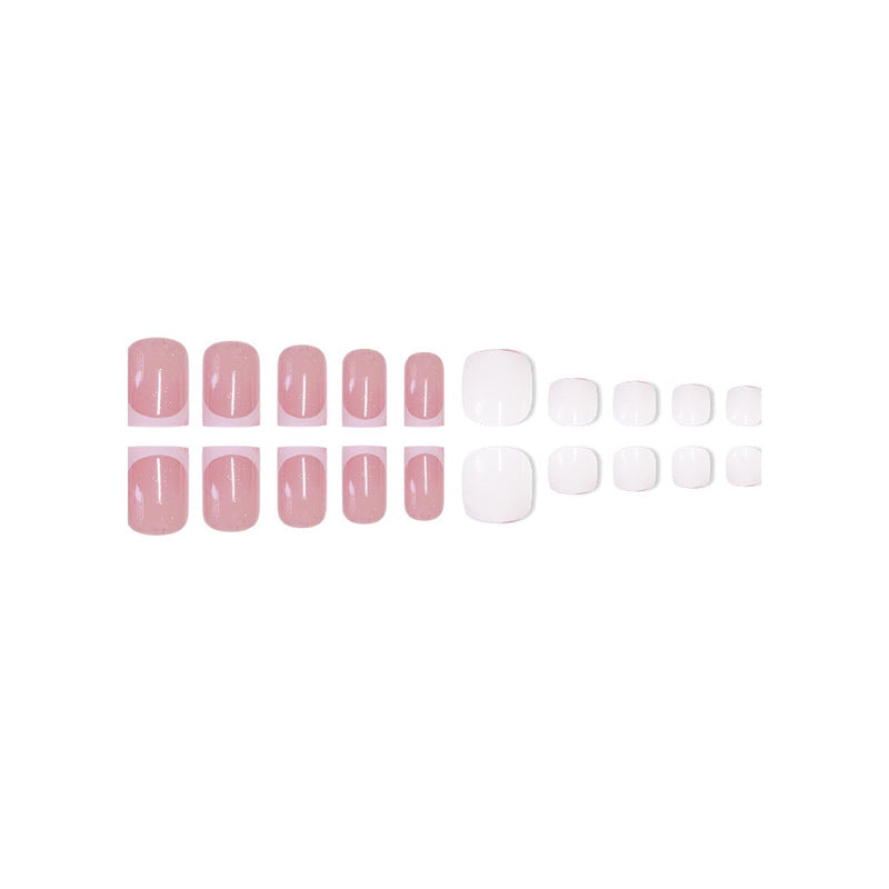 Premium French Tip Nail Set Kalsten
