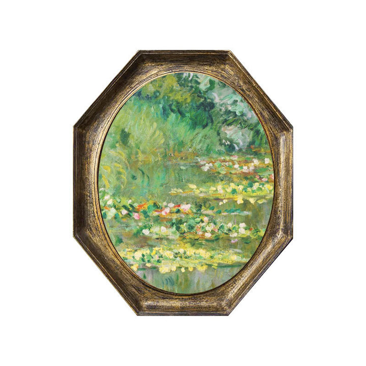 Vintage-inspired Floral Mounted Wall Art