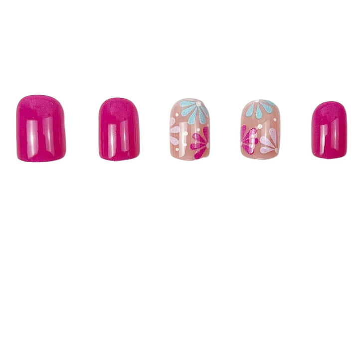 Artistic Floral Nail Art