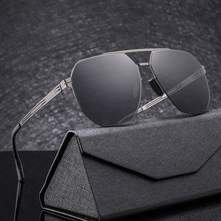 Premium Geometric Frame Sunglasses Kalsten