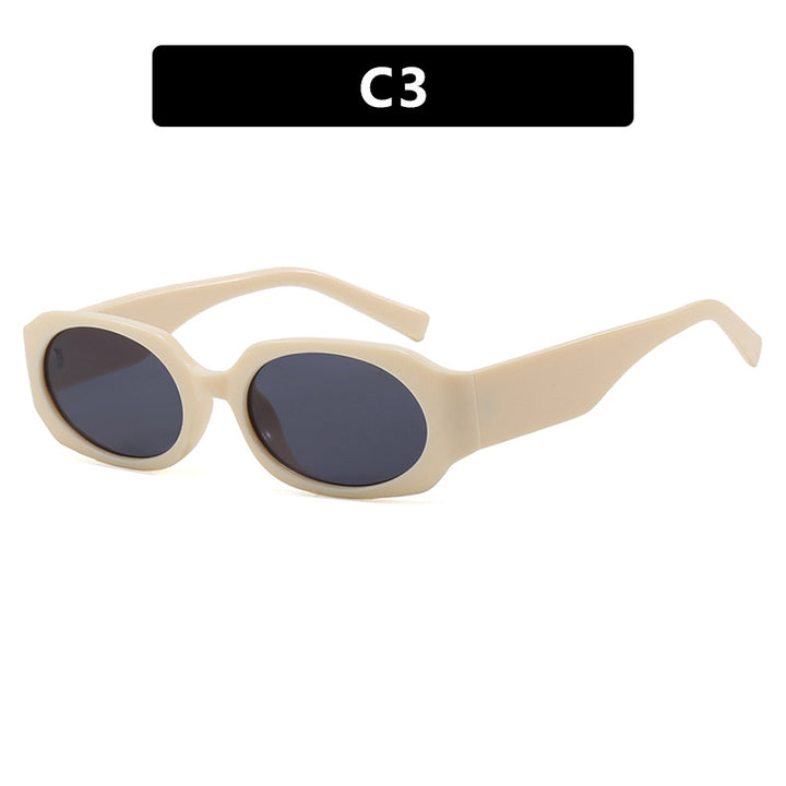 Women extravagant sunglasses in stylish retro design Kalsten
