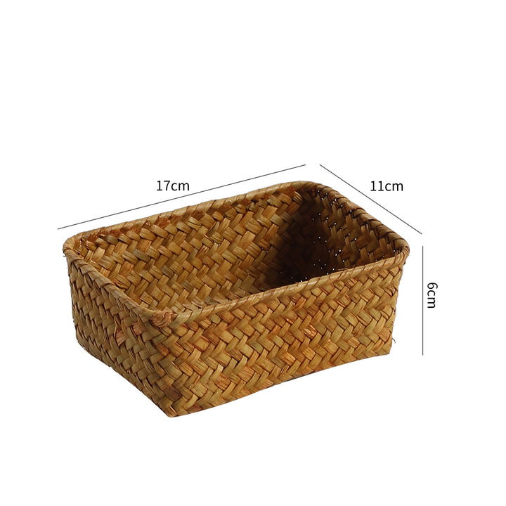 Unisex storage basket made of natural woven Kalsten