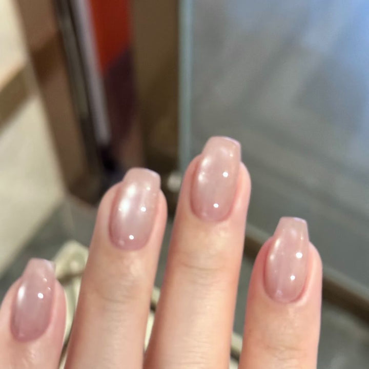 Elegant Natural Nail Enhancements