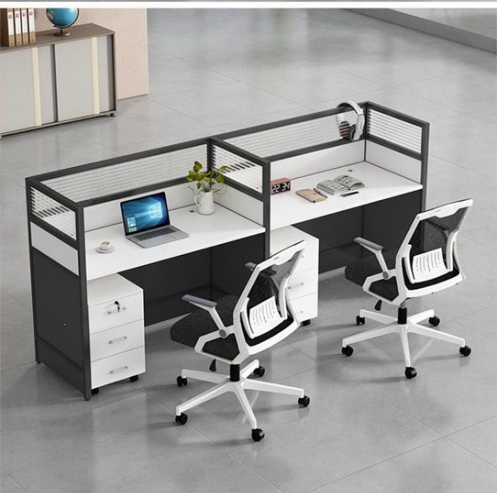 Workplace with partition and storage Kalsten