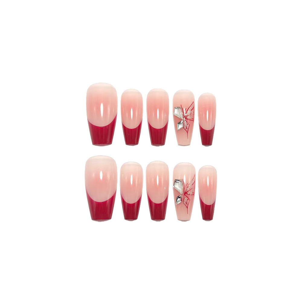Glamorous artificial nails with elegant accents Kalsten