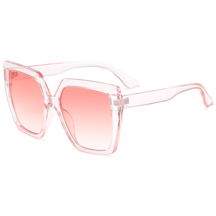 Women’s fashionable transparent sunglasses with square lenses Kalsten