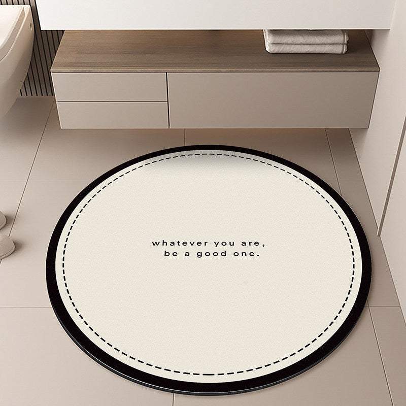 Moon-Themed Round Area Rug