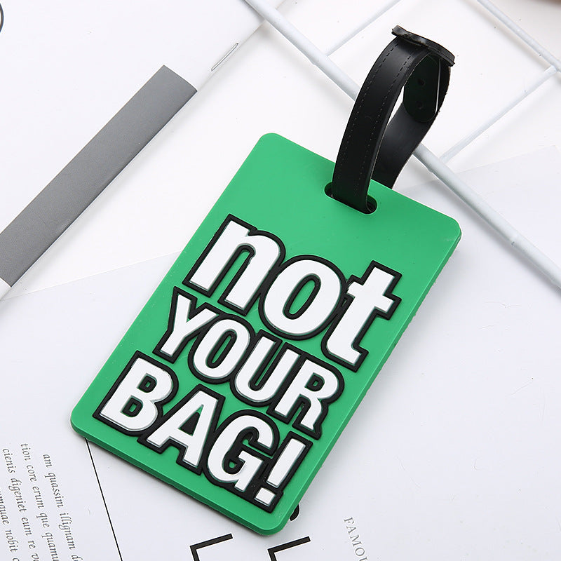 Unisex Luggage Tag with Eye-catching Message Kalsten