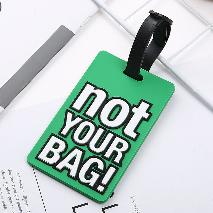Unisex Luggage Tag with Eye-catching Message Kalsten