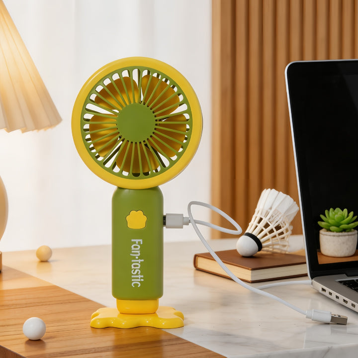 Women's Portable Mini Fan with Spray Function and USB Charging Option Kalsten