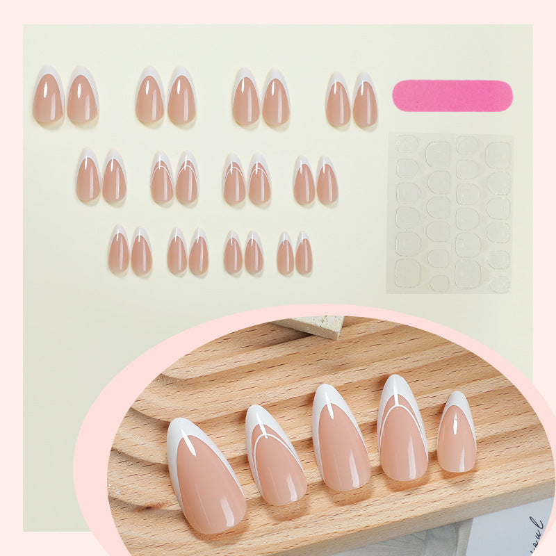 Natural Finish Gel Press-On Nails Kalsten