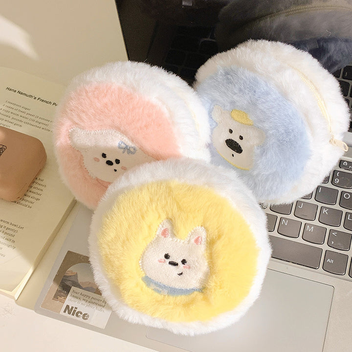 Fluffy animal motif cushion Kalsten