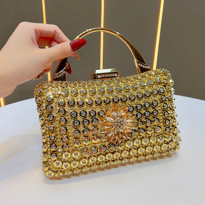 Gem-Accented Evening Handbag