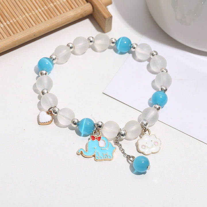 Dolphin Charm Beaded Bracelet Kalsten