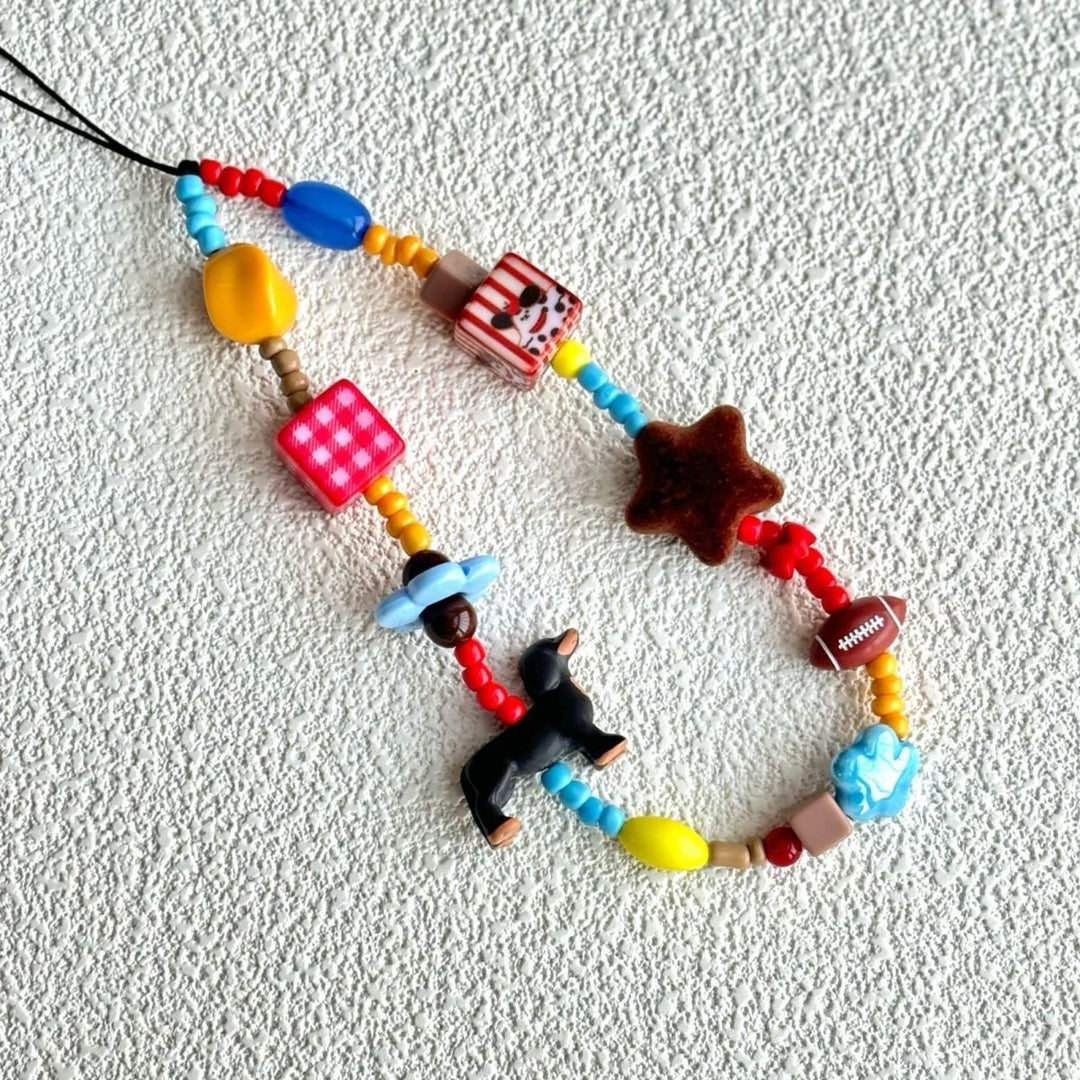 Playful Themed Beaded Necklace Kalsten