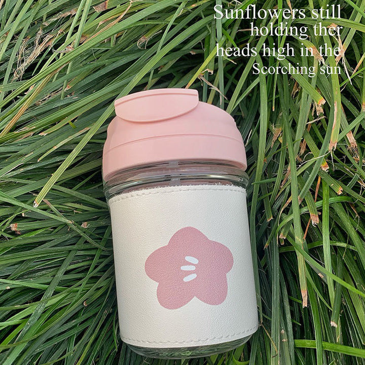 Ladies Insulated Drinking Bottle with Innovative Silicone Lid and Elegant Design Kalsten