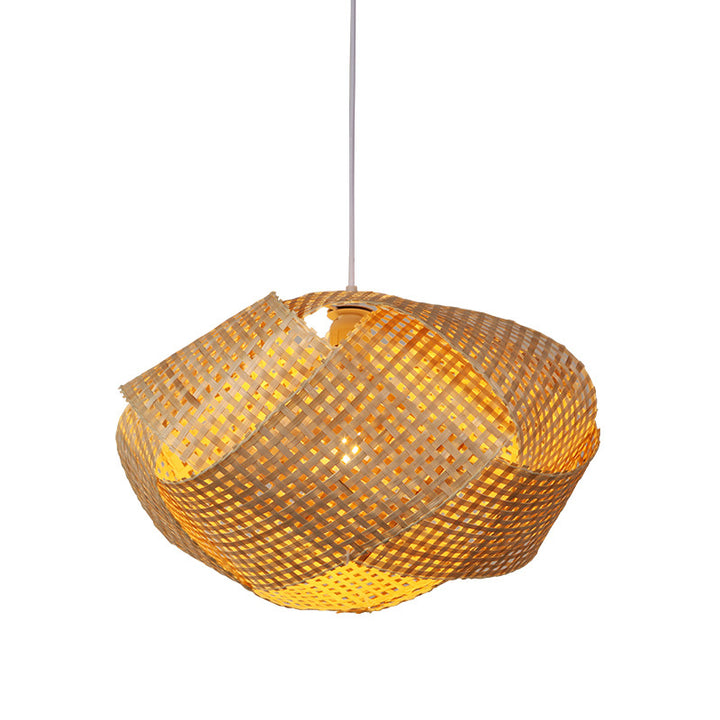 Woven Bamboo Ceiling Lamp