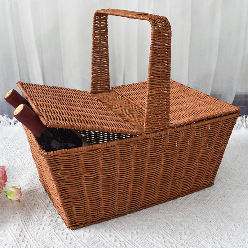 Handcrafted Woven Picnic Storage Basket Kalsten
