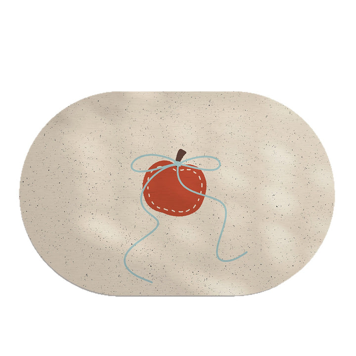 Playful Lemon-Themed Bath Mat Kalsten