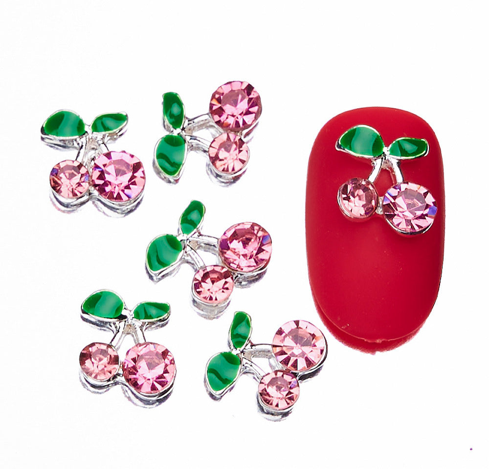 Decorative Cherry Nail Art Charms
